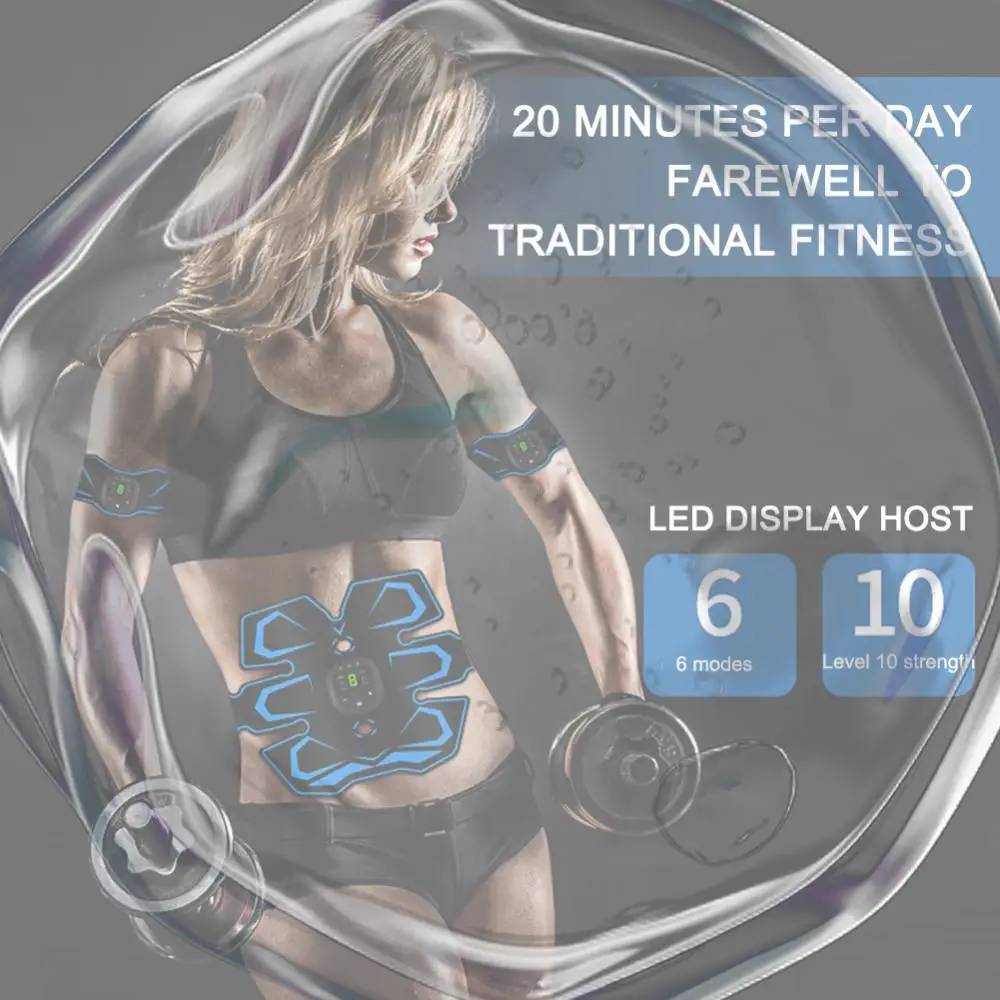 EMS Muscle Stimulator Toner LED Display Stimulating Slimming Belt USB Rechargeable Electric Smart Trainer Belt for Men and Women
EMS Muscle Stimulator Toner LED Display Stimulating Slimming Belt USB Rechargeable Electric Smart Trainer Belt for Men and Women
