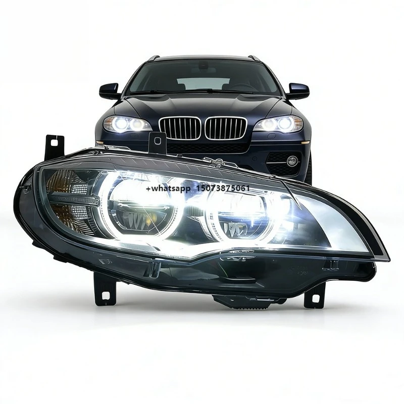 For X6-E71 12V LED Headlights Assembly for 2008-2014 6 Series E71 50W 6500 Lumens 6000K Retrofit/Upgrade
For X6-E71 12V LED Headlights Assembly for 2008-2014 6 Series E71 50W 6500 Lumens 6000K Retrofit/Upgrade
