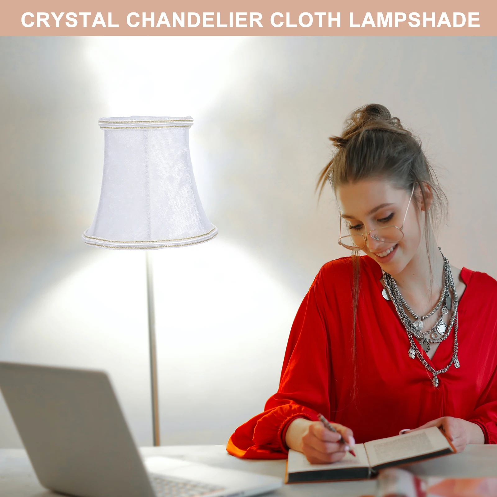 Fabric Lampshade Stylish Screen Cloth Light Cover Simple DIY nament Household Lighting Dustproof Long Lasting Sturdy Bracket
Fabric Lampshade Stylish Screen Cloth Light Cover Simple DIY nament Household Lighting Dustproof Long Lasting Sturdy Bracket