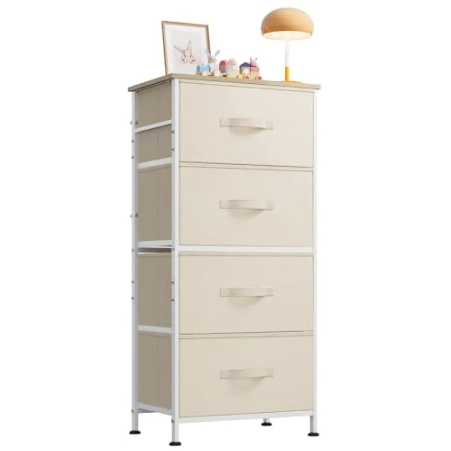 Dresser with 4 Drawers, Storage Tower, Organizer Unit, Fabric Dresser for Bedroom, Hallway, Entryway, Closets, Sturdy Steel Fra
Dresser with 4 Drawers, Storage Tower, Organizer Unit, Fabric Dresser for Bedroom, Hallway, Entryway, Closets, Sturdy Steel Fra