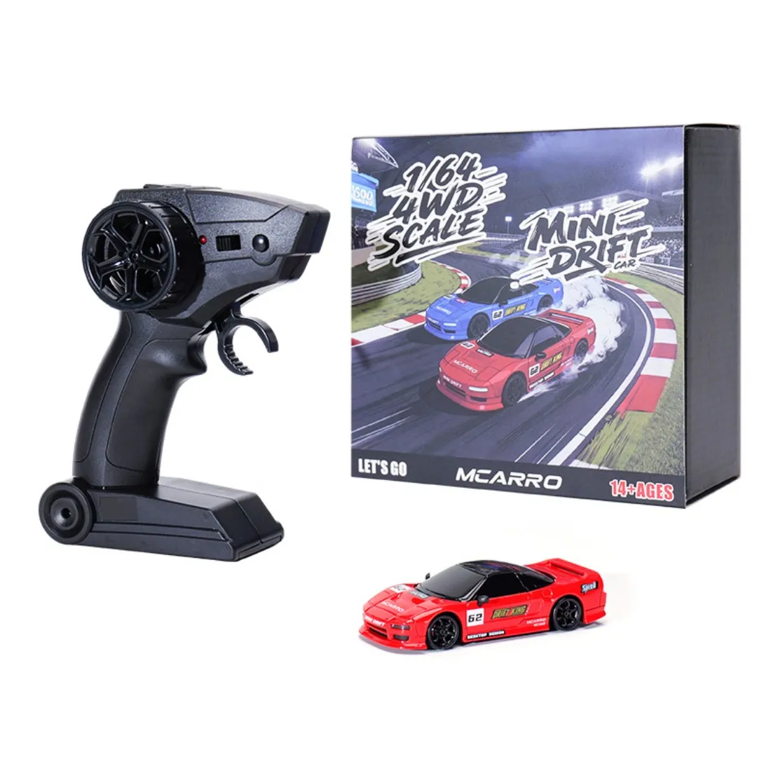 1/64 Micro RC Drift Car 2.4G 4WD Desktop Racing Vehicle with Gun-Style Transmitter High/Low Speed LED Lights Mini RTR Hobby Toy
1/64 Micro RC Drift Car 2.4G 4WD Desktop Racing Vehicle with Gun-Style Transmitter High/Low Speed LED Lights Mini RTR Hobby Toy