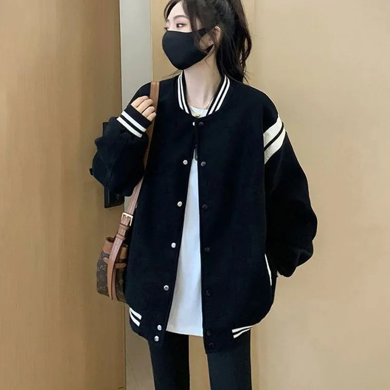 Baseball Jackets Grey With White Sleeves Womens Winter Puffy Aviation Notched Multi-Pockets Commuting Steampunk Furry Sheepskin
Baseball Jackets Grey With White Sleeves Womens Winter Puffy Aviation Notched Multi-Pockets Commuting Steampunk Furry Sheepskin