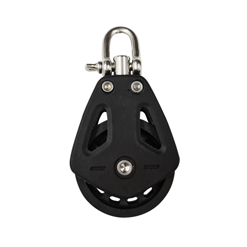 Black Nylon Pulley Swivel Pulley Plastic Single Pulley Pilates Boat Kayak Marine Accessories
Black Nylon Pulley Swivel Pulley Plastic Single Pulley Pilates Boat Kayak Marine Accessories