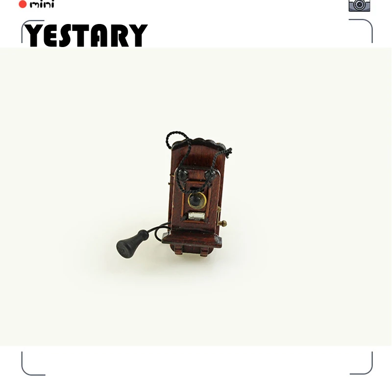 Миниатюрные украшения YESTARY, ретро, настенный телефон, миниатюрные предметы 1/12, аксессуары для кукольного домика, домашний декор, телефон для куклы Blythe Ob11
Миниатюрные украшения YESTARY, ретро, настенный телефон, миниатюрные предметы 1/12, аксессуары для кукольного домика, домашний декор, телефон для куклы Blythe Ob11