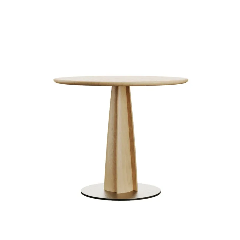 Solid wood dining table household small apartment modern simple small tea table, round dining table
Solid wood dining table household small apartment modern simple small tea table, round dining table