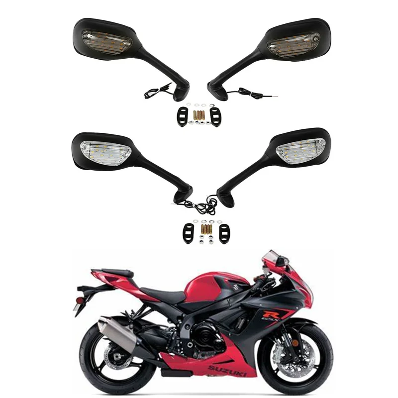 For Suzuki GSXR600/750 GSX-R 600 750 2006-2015 2014 Motorcycle Motorbike Rearview Mirror Amber LED Turn Signal
For Suzuki GSXR600/750 GSX-R 600 750 2006-2015 2014 Motorcycle Motorbike Rearview Mirror Amber LED Turn Signal