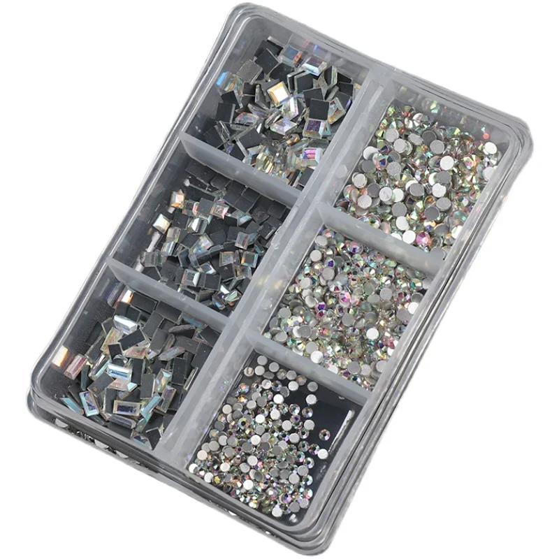 *Nail Art Flat Bottom Diamond Super Flash Rectangle Nail Jewelry Rhinestone Accessories AB Symphony Special-Shaped Diamond Box
*Nail Art Flat Bottom Diamond Super Flash Rectangle Nail Jewelry Rhinestone Accessories AB Symphony Special-Shaped Diamond Box