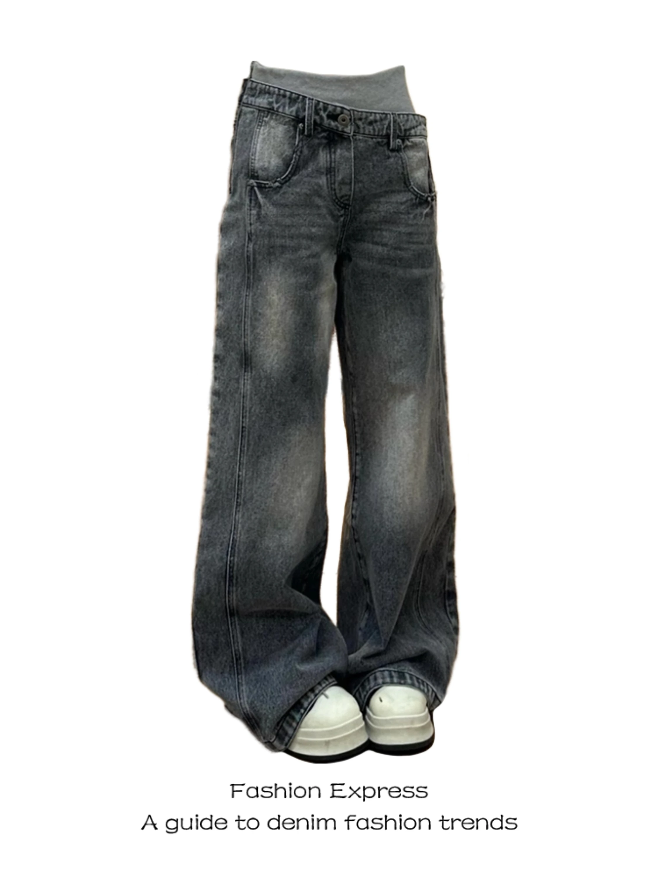 High Waist Wide Leg Jeans Women's Spring New Style Casual Wear Resistant Pure Color Denim Pants Tummy Control Bootcut Jeans
High Waist Wide Leg Jeans Women's Spring New Style Casual Wear Resistant Pure Color Denim Pants Tummy Control Bootcut Jeans