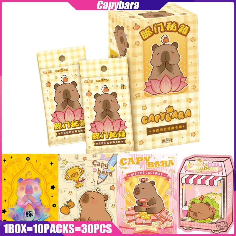 Capybara Cards Card.fun Sect Secret Scripts Anime Collection Card Board Games Toys Mistery Box Birthday Gifts for Boys and Girls
Capybara Cards Card.fun Sect Secret Scripts Anime Collection Card Board Games Toys Mistery Box Birthday Gifts for Boys and Girls
