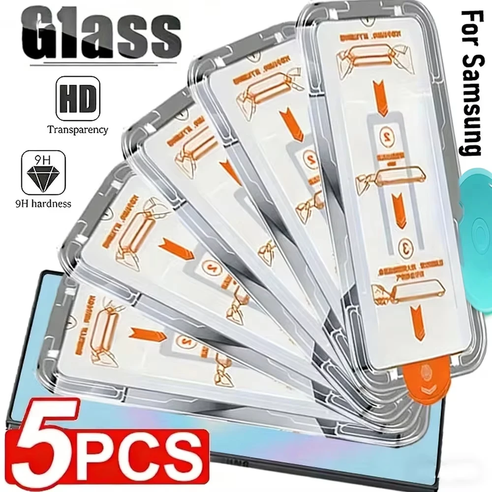 5PCS Easy Install Screen Protector For Samsung galaxy S25 ultra s26 ultra s24 ultra Tempered Glass Dust Free Oleophobic Coating
5PCS Easy Install Screen Protector For Samsung galaxy S25 ultra s26 ultra s24 ultra Tempered Glass Dust Free Oleophobic Coating