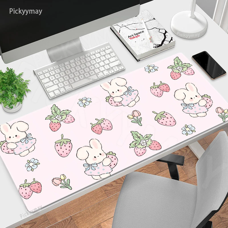 Pink Mousepads Cute Mousepad Kawaii Bunny Large Mouse Mat Office Desk Pads Non-Slip Rubber Mouse Pad Big Keyboard Mats
Pink Mousepads Cute Mousepad Kawaii Bunny Large Mouse Mat Office Desk Pads Non-Slip Rubber Mouse Pad Big Keyboard Mats