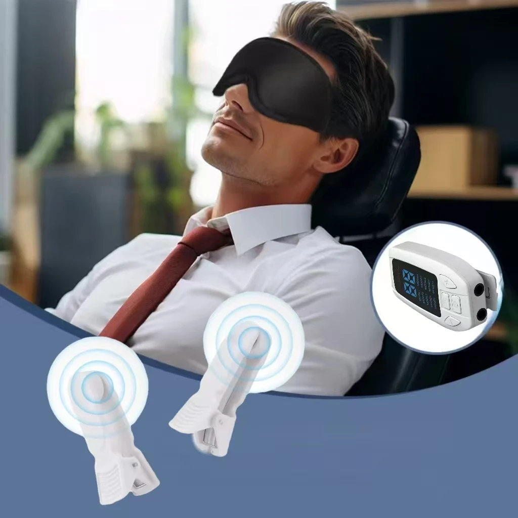 Portable Vagus Nerve Stimulator CES Ear Clip for Deep Sleep, Anxiety Relief, Insomnia & Pain
Portable Vagus Nerve Stimulator CES Ear Clip for Deep Sleep, Anxiety Relief, Insomnia & Pain