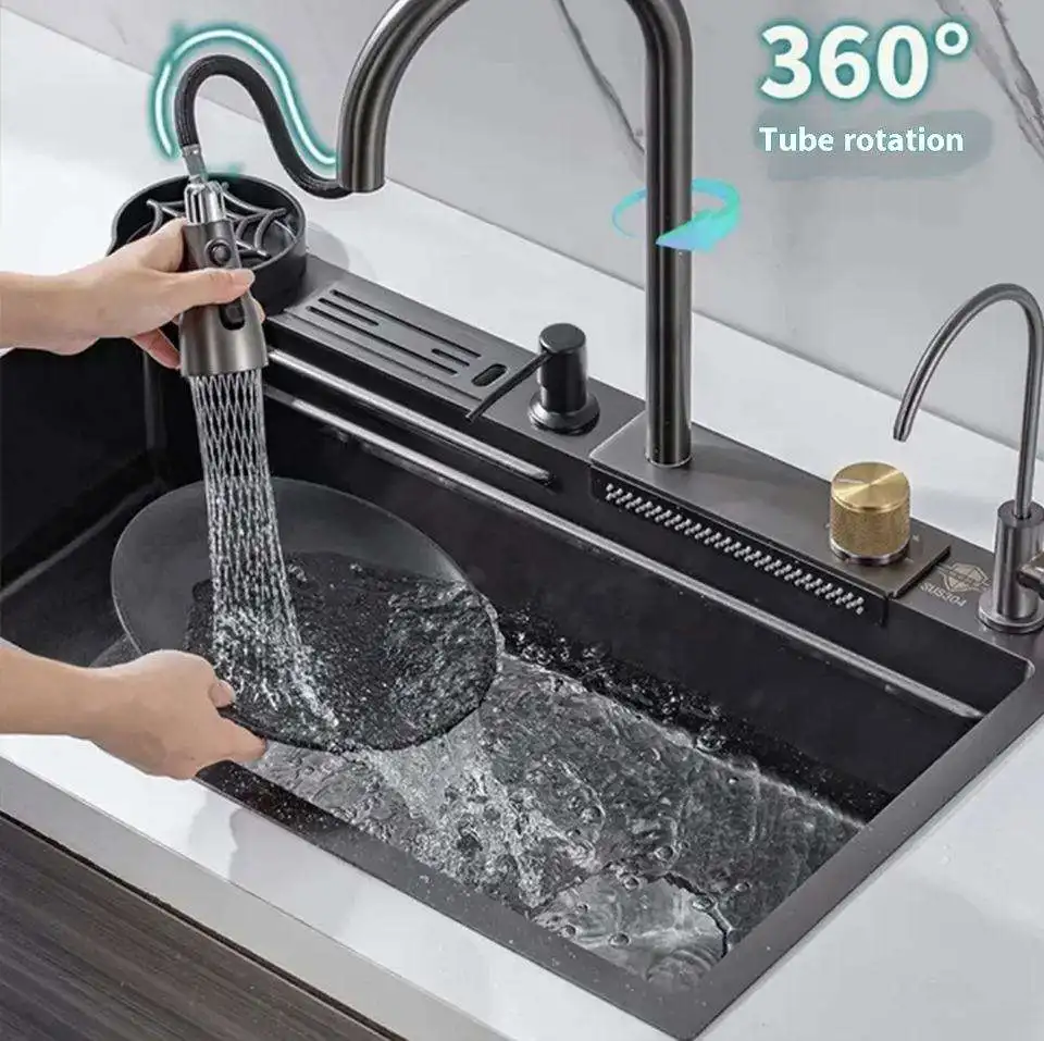 Handmade Stainless Steel 304 Large Single Sink Honeycomb Flying Rain Design Kitchen Sink for Vegetables
Handmade Stainless Steel 304 Large Single Sink Honeycomb Flying Rain Design Kitchen Sink for Vegetables