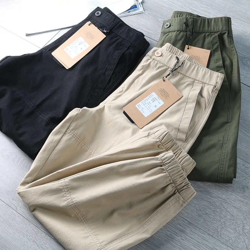 Брюки-джоггеры из ткани с завышенной талией, мужская повседневная свободная рабочая одежда, весна-лето, модные городские прямые длинные брюки
Брюки-джоггеры из ткани с завышенной талией, мужская повседневная свободная рабочая одежда, весна-лето, модные городские прямые длинные брюки