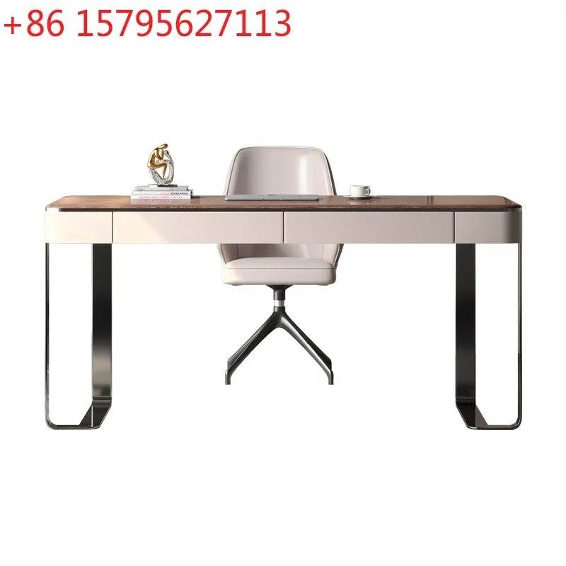 Italian Simple the Pattern of Walnut Desk Computer Desk Retro Style Home Office Desk and Chair
Italian Simple the Pattern of Walnut Desk Computer Desk Retro Style Home Office Desk and Chair