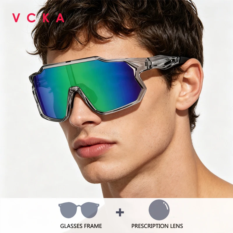 VCKA Sports Men Women Polarized Myopia Hyperopia Sunglasses TR90 Frame UV400 Fashion Glasses Cycling Prescription optics Goggles
VCKA Sports Men Women Polarized Myopia Hyperopia Sunglasses TR90 Frame UV400 Fashion Glasses Cycling Prescription optics Goggles