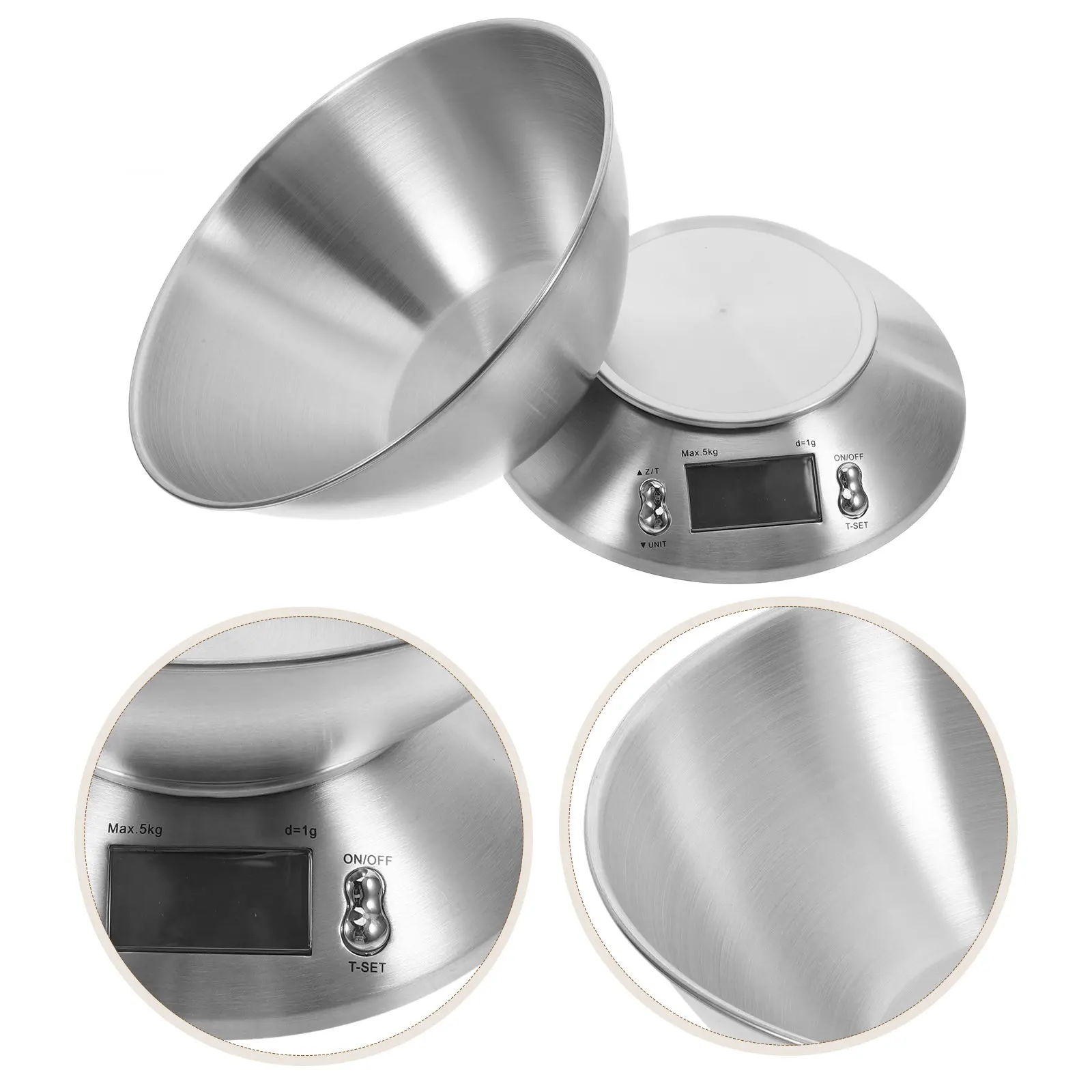 1Set Multi Functional Digital Kitchen Scale Stainless Steel Food Weighing Scale for Home Commercial Use Grams Ounce Measurement
1Set Multi Functional Digital Kitchen Scale Stainless Steel Food Weighing Scale for Home Commercial Use Grams Ounce Measurement