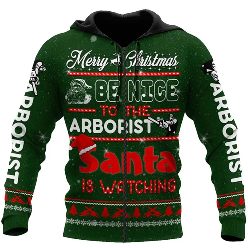 Christmas Hoodies Men's Santa Claus Zip Up Hoodie 3D Print Men Tops Autumn Winter Streetwear Designer Sweatshirts Men Clothing
Christmas Hoodies Men's Santa Claus Zip Up Hoodie 3D Print Men Tops Autumn Winter Streetwear Designer Sweatshirts Men Clothing
