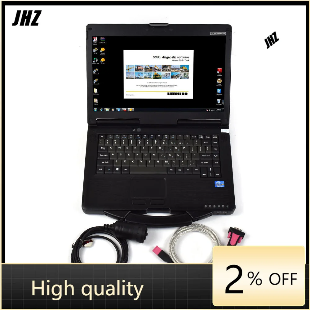 For CF53 for Liebherr 9 Pin Deutsch Cable LinD&iag 2.14 Bulldozer Crane Truck Excavator Diagnostic Service
For CF53 for Liebherr 9 Pin Deutsch Cable LinD&iag 2.14 Bulldozer Crane Truck Excavator Diagnostic Service