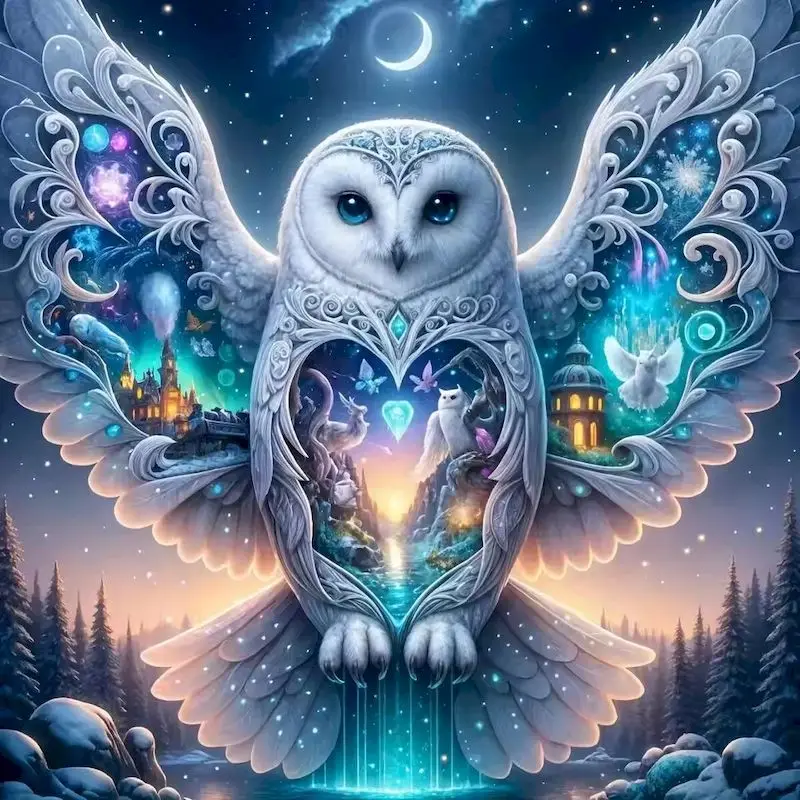 RUOPOTY DIY Diamond Embroidery Owl Animal Mosaic Cartoon Picture Rhinestones Full Square Round Painting Home Decoration
RUOPOTY DIY Diamond Embroidery Owl Animal Mosaic Cartoon Picture Rhinestones Full Square Round Painting Home Decoration