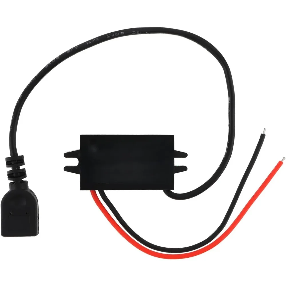 12V/24V To 5V Converter Buck Module USB Output DC-DC Step Down Power Adapter For Car Motorcycle Charger USB-A Female Connector
12V/24V To 5V Converter Buck Module USB Output DC-DC Step Down Power Adapter For Car Motorcycle Charger USB-A Female Connector
