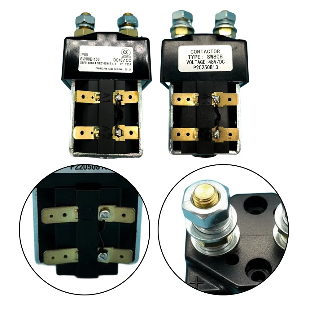 SW80B156 Контактор 48 В, 125 А для контроллеров ZAPI, предназначенный для вилочных погрузчиков и тележек для гольфа. Высокая надежность.
SW80B156 Контактор 48 В, 125 А для контроллеров ZAPI, предназначенный для вилочных погрузчиков и тележек для гольфа. Высокая надежность.