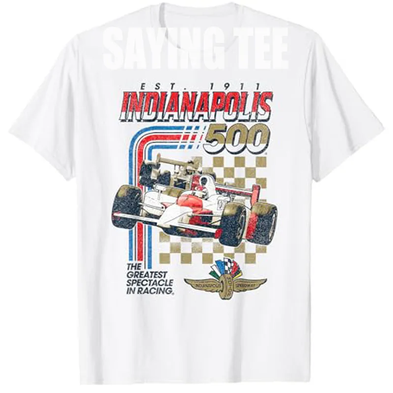 The Greatest Spectacle in Racing EST. 1911 Poster T-Shirt Truck Racer Graphic Outfit Y2k Design Vintage Saying Tee Speedway Car
The Greatest Spectacle in Racing EST. 1911 Poster T-Shirt Truck Racer Graphic Outfit Y2k Design Vintage Saying Tee Speedway Car