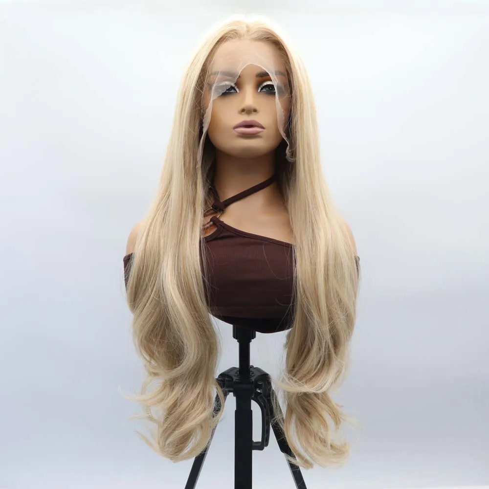 Sylvia Mixed Blonde Synthetic Wig Lace Front Long Natural Wavy Heat Resistant Fiber Hair Wig for Women
Sylvia Mixed Blonde Synthetic Wig Lace Front Long Natural Wavy Heat Resistant Fiber Hair Wig for Women