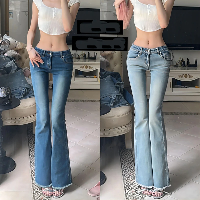 Low Waist High Elasticity Bell Bottom Jeans Women's Group Design Hip Enhancing Slimming Fashionable Casual Style Jeans
Low Waist High Elasticity Bell Bottom Jeans Women's Group Design Hip Enhancing Slimming Fashionable Casual Style Jeans