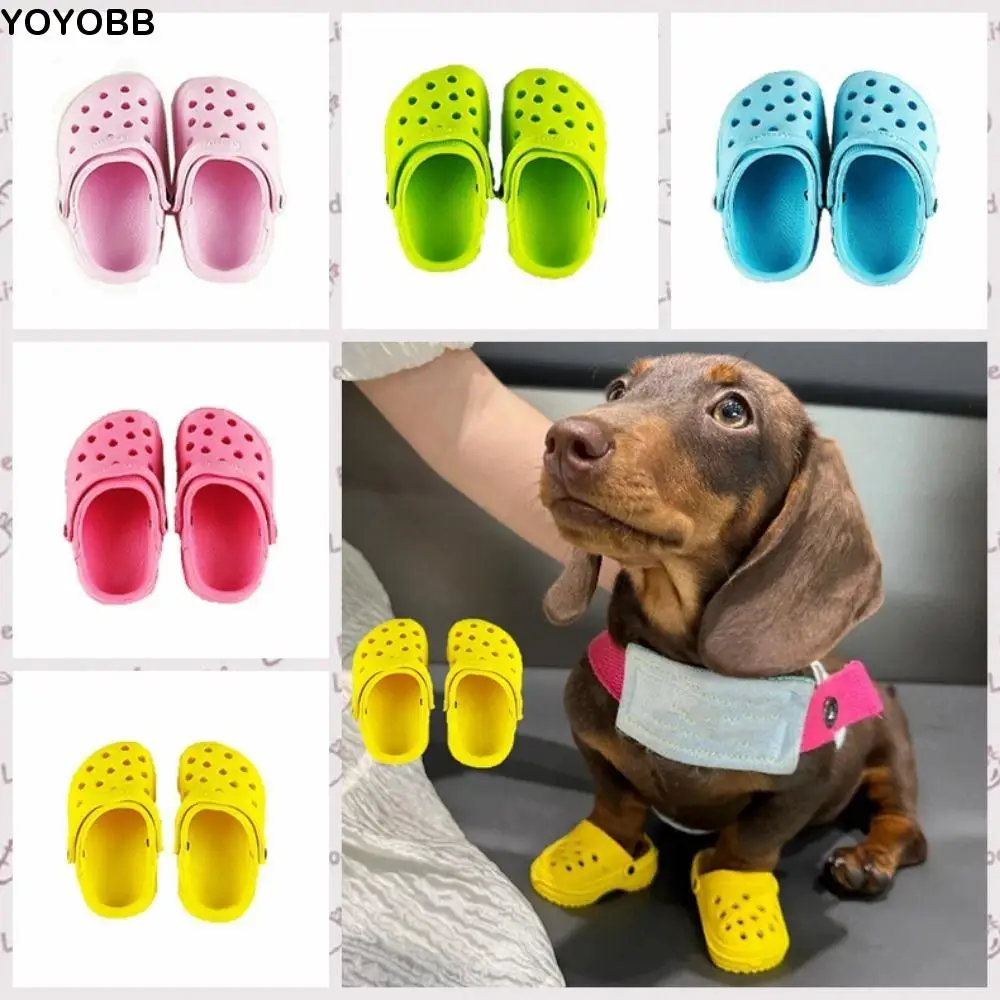 1 Pair Dog Accessories Non-slip Pet Sandals Soft-soled Breathable Dog Hole Shoe EVA Wear-resistant Dog Rain Boots Walking
1 Pair Dog Accessories Non-slip Pet Sandals Soft-soled Breathable Dog Hole Shoe EVA Wear-resistant Dog Rain Boots Walking