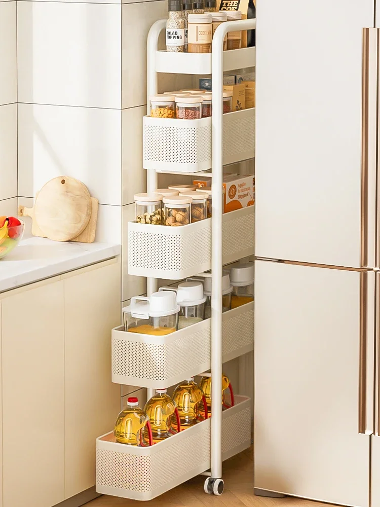 Household ultra-narrow shelf, kitchen crevice storage rack, refrigerator side storage rack, bathroom narrow slot rack, gap shelf
Household ultra-narrow shelf, kitchen crevice storage rack, refrigerator side storage rack, bathroom narrow slot rack, gap shelf
