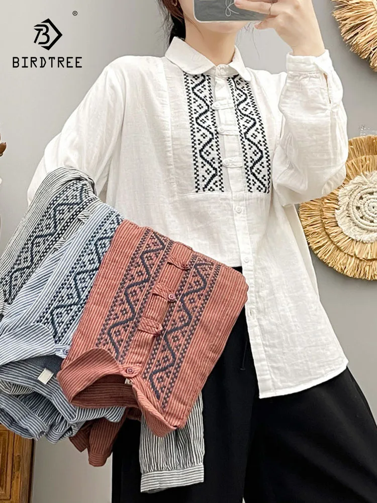 New 2026 Spring Women Cotton Yarn Long Sleeve Shirt, Turn-down Collar Embroidery, Mori Girl Ethnic Style Loose Blouse T62959CC
New 2026 Spring Women Cotton Yarn Long Sleeve Shirt, Turn-down Collar Embroidery, Mori Girl Ethnic Style Loose Blouse T62959CC