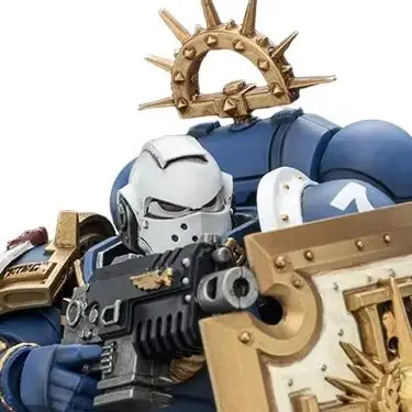 【JOYTOY】40K Ultramarines Levantus with Power Sword Stormshield and Bolt Pistol 1/18 Action Figure
【JOYTOY】40K Ultramarines Levantus with Power Sword Stormshield and Bolt Pistol 1/18 Action Figure