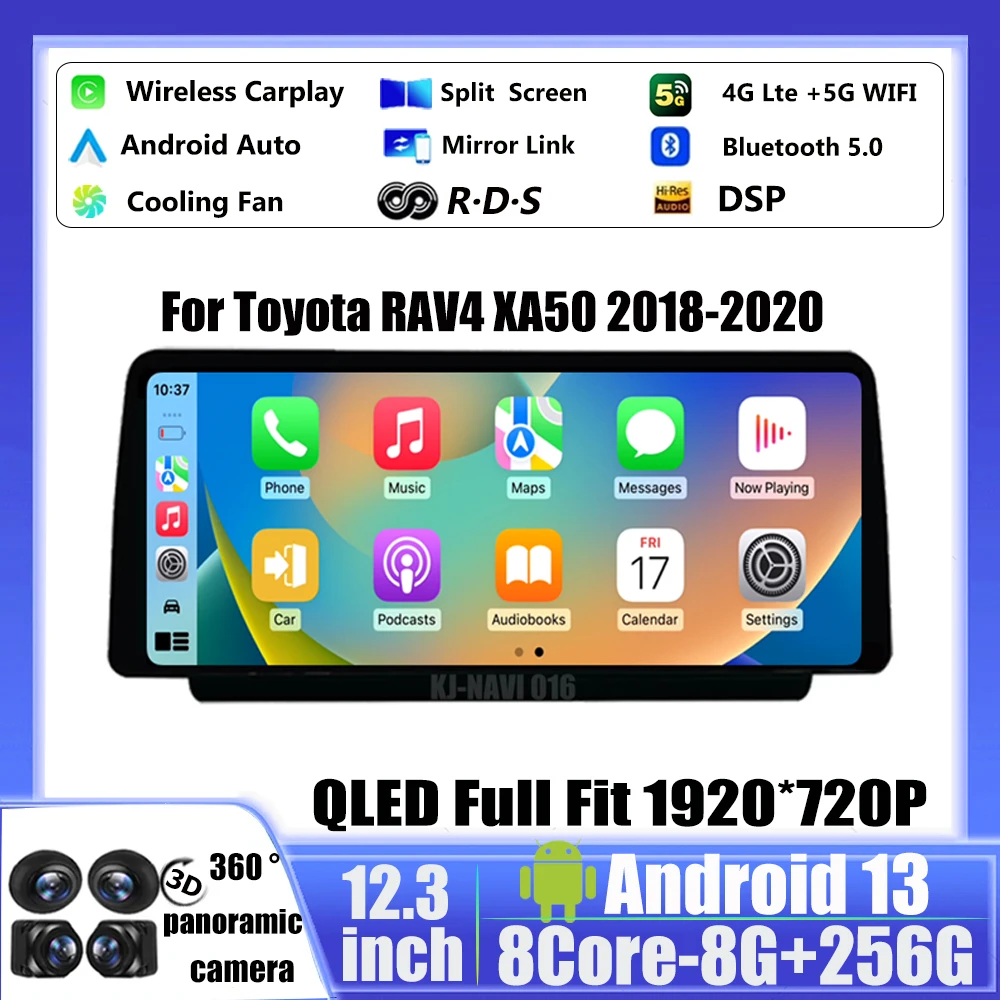 For Toyota RAV4 XA50 2018-2020 Car 12.3 Inch Android 13 Android Radio Stereo Multimedia Player GPS Navigation BT WIFI Head Unit
For Toyota RAV4 XA50 2018-2020 Car 12.3 Inch Android 13 Android Radio Stereo Multimedia Player GPS Navigation BT WIFI Head Unit