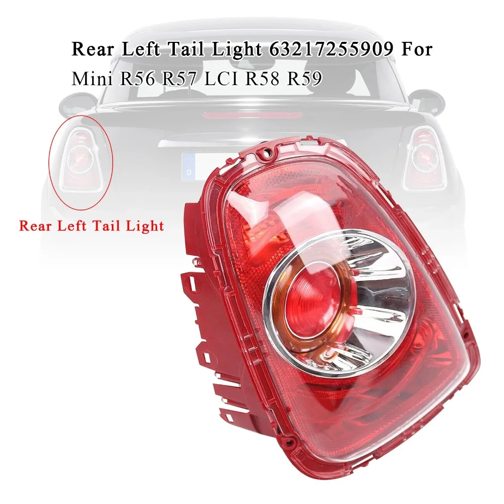 Left Right Rear Tail Light Lamp Housing Without Bulbs 63217255909 63217255911 For Mini Cooper R56 R57 2010 2011 2012 2013 
Left Right Rear Tail Light Lamp Housing Without Bulbs 63217255909 63217255911 For Mini Cooper R56 R57 2010 2011 2012 2013