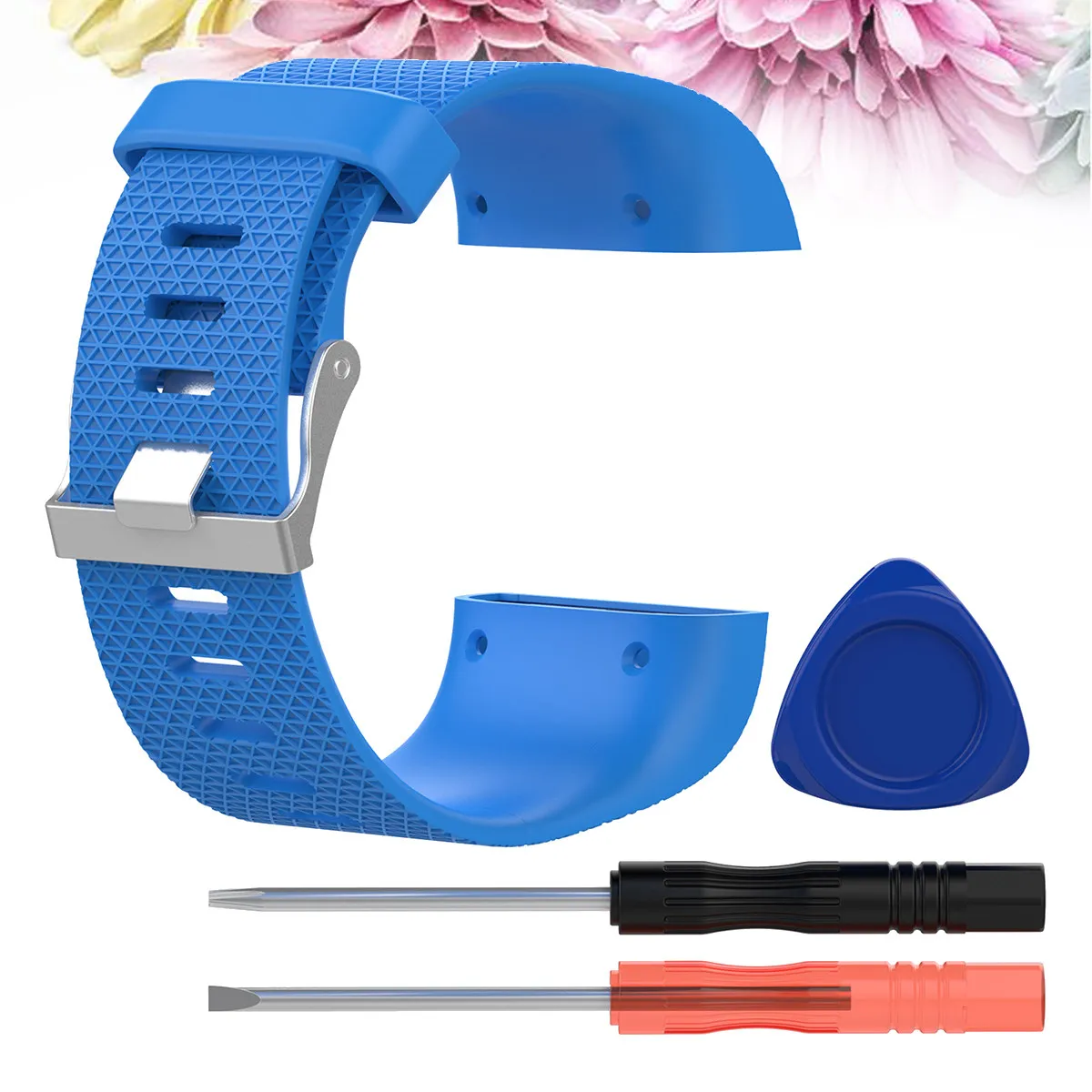 Большой небесно-голубой ремешок из TPE для замены, регулируемый, легкий, стильный браслет для фитнес-трекера
Большой небесно-голубой ремешок из TPE для замены, регулируемый, легкий, стильный браслет для фитнес-трекера