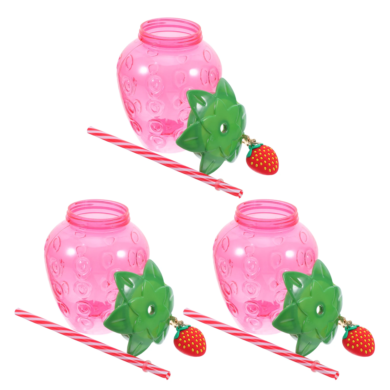 3 set 3 Sets Strawberry Drinking Cups Clear Plastic Glasses with Lids Fruit Themed Juice Mugs Reusable Beverages Containers
3 set 3 Sets Strawberry Drinking Cups Clear Plastic Glasses with Lids Fruit Themed Juice Mugs Reusable Beverages Containers