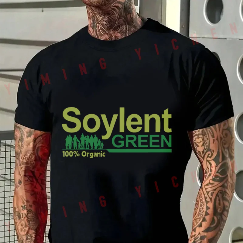 Soylent Green Print Men's Casual Moto T-Shirt Cotton Short Sleeve Shirt Summer Breathable Tops Tee
Soylent Green Print Men's Casual Moto T-Shirt Cotton Short Sleeve Shirt Summer Breathable Tops Tee