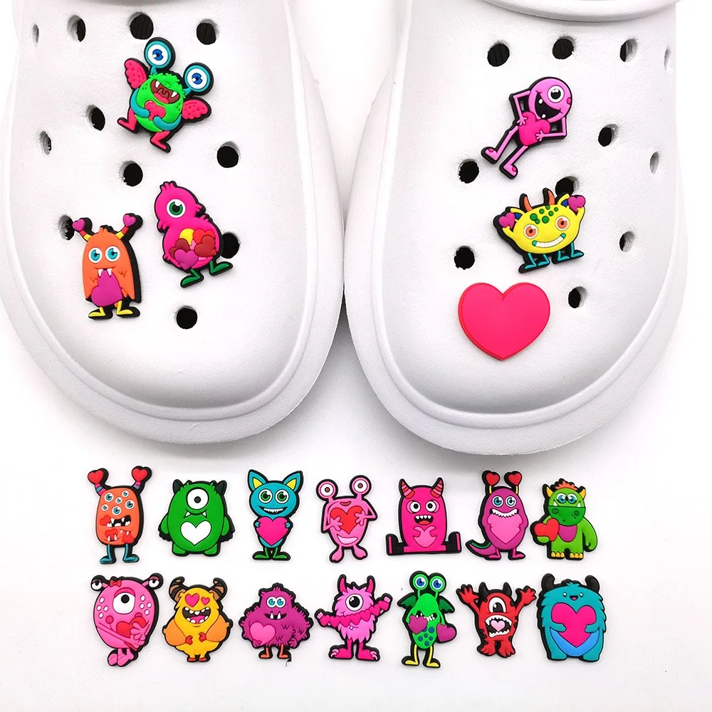 20pcs Cartoon Monster Monser Hole Shoe Accessories Pattern Shoe Charms Quirky Style shoe accessories DIY Sandal Shoe Decorations
20pcs Cartoon Monster Monser Hole Shoe Accessories Pattern Shoe Charms Quirky Style shoe accessories DIY Sandal Shoe Decorations