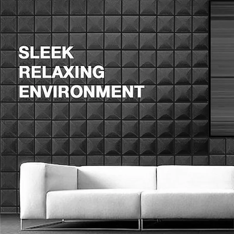 12 PCS Acoustic Foam Panels, Soundproofing Insulation Foam, 30X30cm, Black Polyurethane No Adhesive
12 PCS Acoustic Foam Panels, Soundproofing Insulation Foam, 30X30cm, Black Polyurethane No Adhesive
