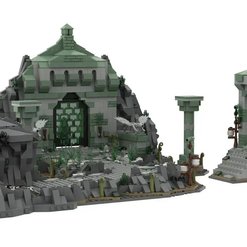 Строительные блоки Moc, сцена из фильма, дорожки мертвых, модель, технология, волшебные кольца, кирпичи, сделай сам, сборка, вид на улицу, игрушки, подарки
Строительные блоки Moc, сцена из фильма, дорожки мертвых, модель, технология, волшебные кольца, кирпичи, сделай сам, сборка, вид на улицу, игрушки, подарки