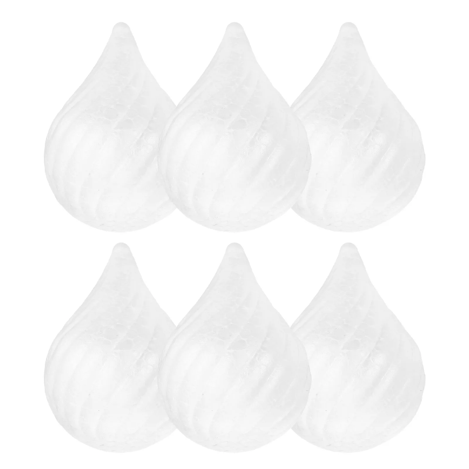 6PCS Polystyrene Foam Balls Water Drop Shape White Spheres Durable Material Easy Painting Christmas DIY Projects Smooth Surface
6PCS Polystyrene Foam Balls Water Drop Shape White Spheres Durable Material Easy Painting Christmas DIY Projects Smooth Surface