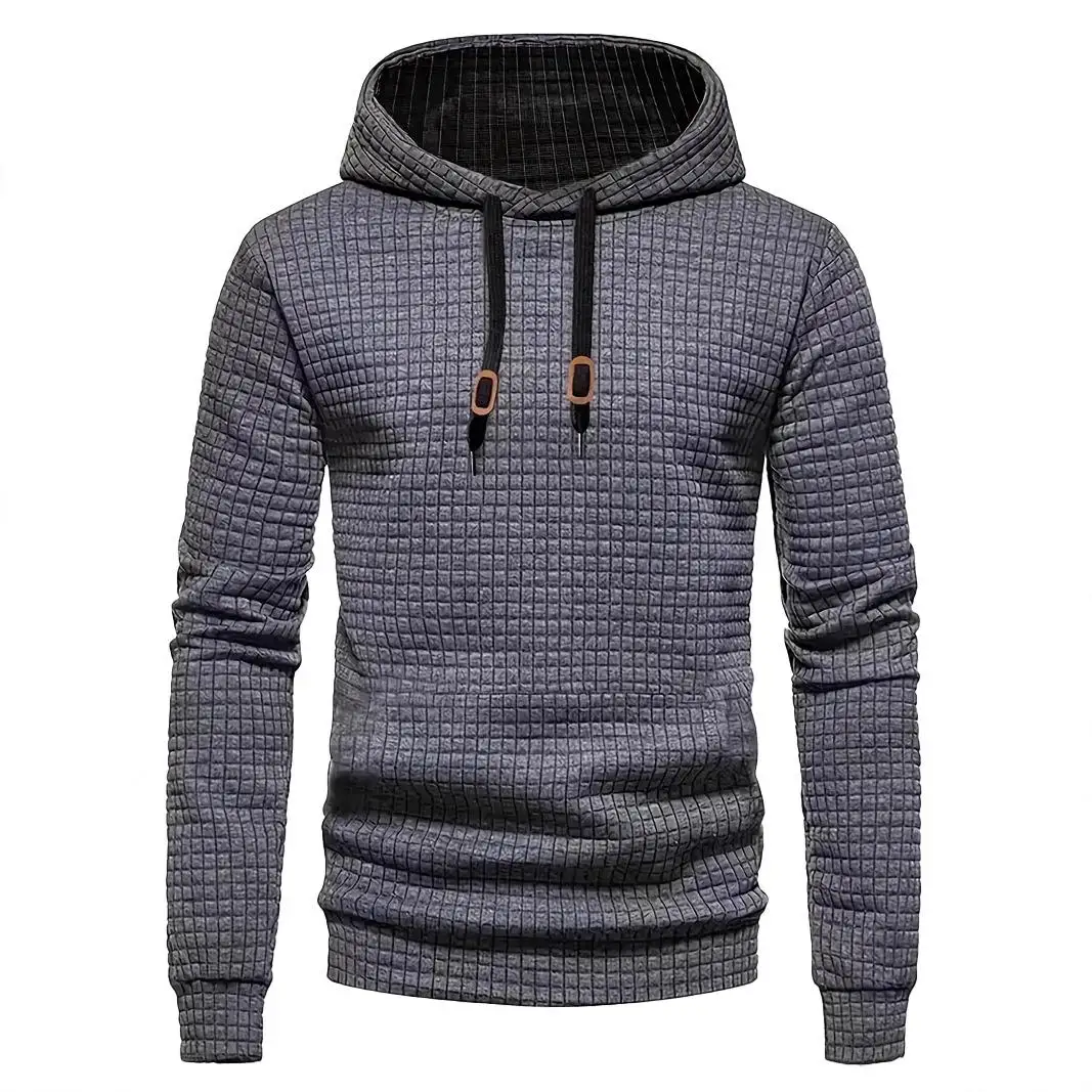 Men's Casual Long Sleeve Hoodie Patchwork Decorated Small Square Grid Design Comfortable Fit Streetwear Style Hooded Sweatshirt
Men's Casual Long Sleeve Hoodie Patchwork Decorated Small Square Grid Design Comfortable Fit Streetwear Style Hooded Sweatshirt