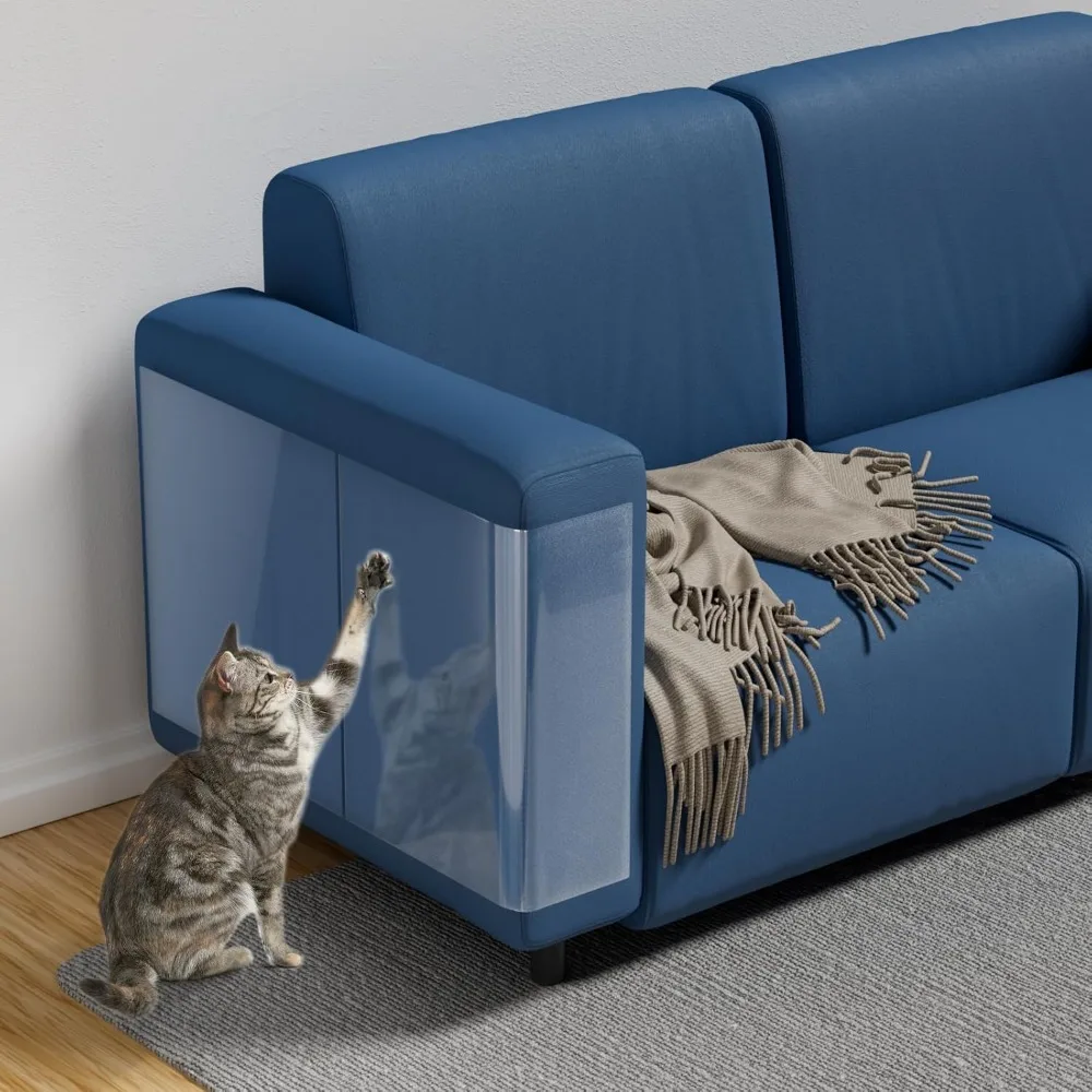 Cat Scratch Furniture Protector-12 Pack Self-Adhesive Single Side Couch Protector from Cat Claws
Cat Scratch Furniture Protector-12 Pack Self-Adhesive Single Side Couch Protector from Cat Claws