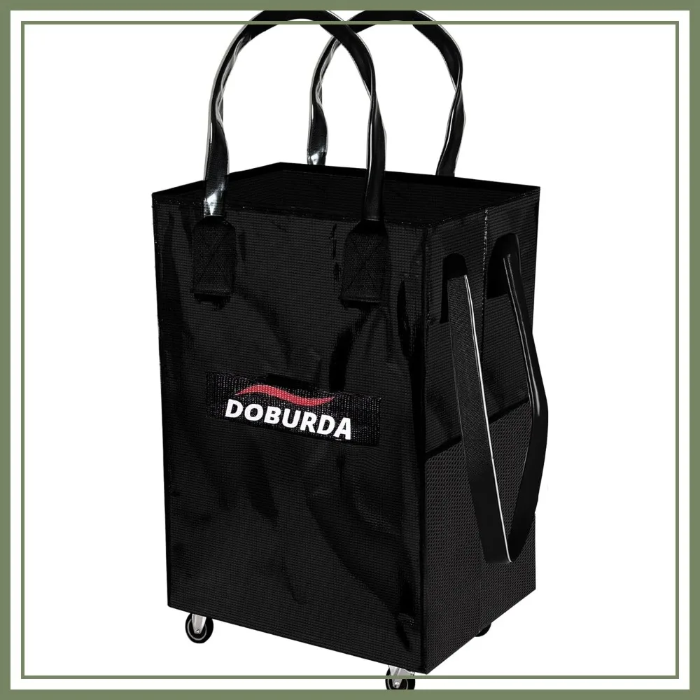 Reusable Grocery Bag On Wheels, Rolling Tote Shopping Trolley, Collapsible Duffle Bag
Reusable Grocery Bag On Wheels, Rolling Tote Shopping Trolley, Collapsible Duffle Bag
