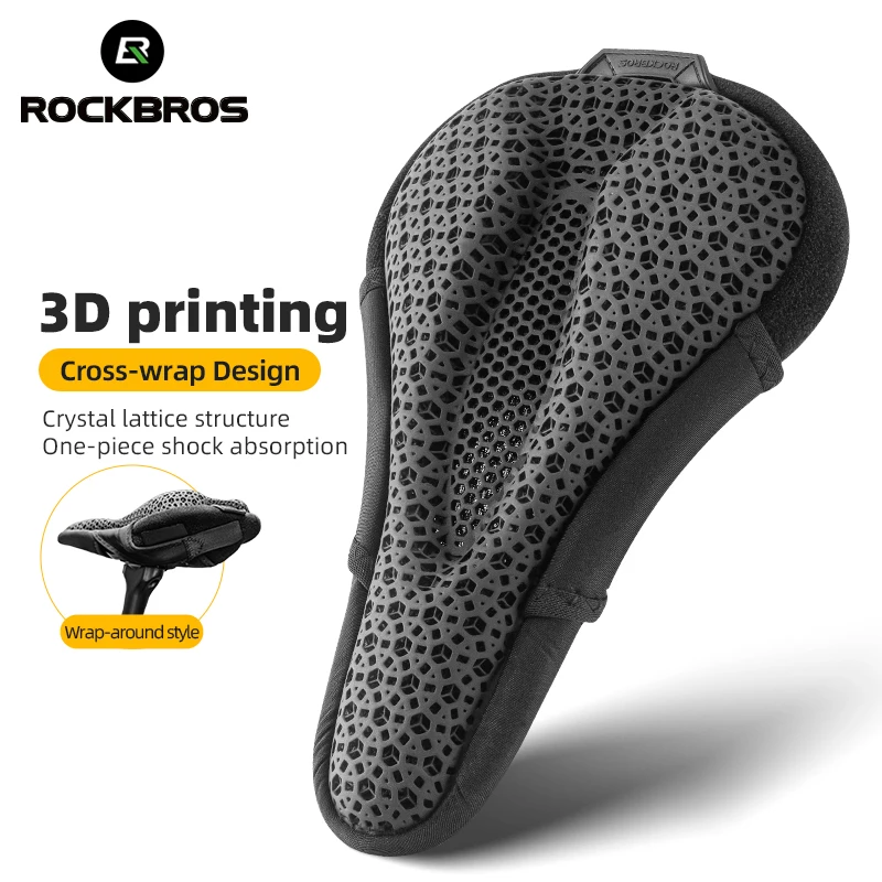 ROCKBROS 3D Bike Saddle Cover Breathable Bicycle Seat Cushion Cover MTB Thickened Elastic Comfortable Saddles Accessories
ROCKBROS 3D Bike Saddle Cover Breathable Bicycle Seat Cushion Cover MTB Thickened Elastic Comfortable Saddles Accessories