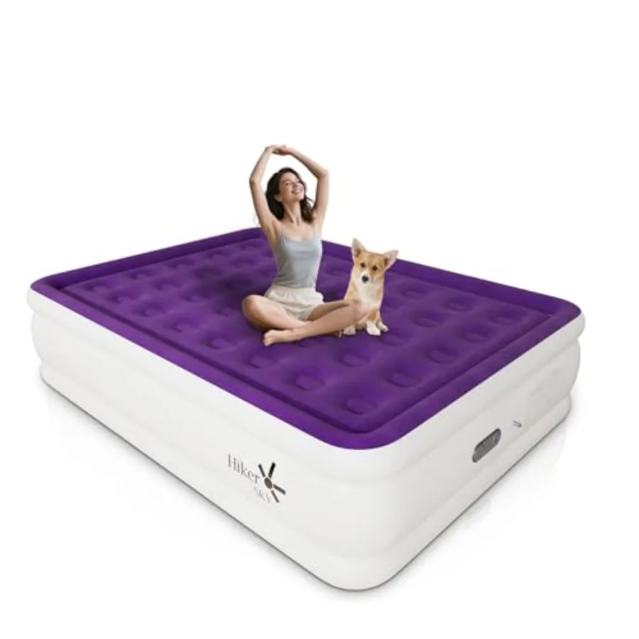 Full Air Mattress with Built in Pump, Inflatable Mattress for Home, Blow up Air Bed 3 Min Quick Inflation and Deflation, Thin V
Full Air Mattress with Built in Pump, Inflatable Mattress for Home, Blow up Air Bed 3 Min Quick Inflation and Deflation, Thin V