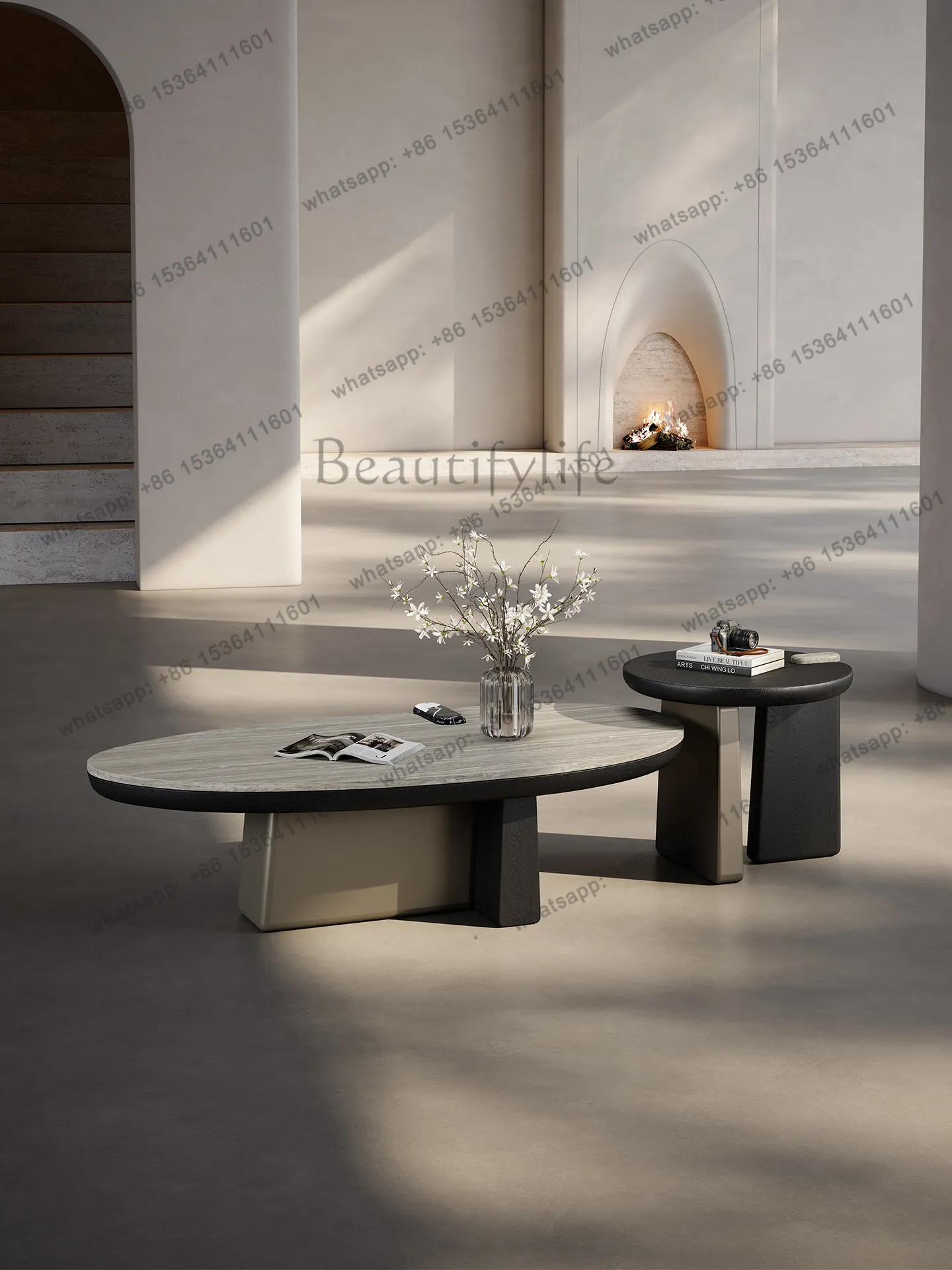 PG Italian light luxury natural marble coffee table combination high-end designer modern minimalist luxury stone coffee table
PG Italian light luxury natural marble coffee table combination high-end designer modern minimalist luxury stone coffee table