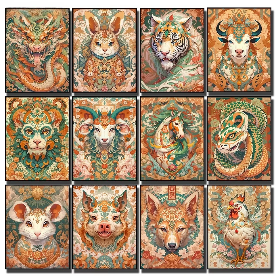 Adult 500/1000/1200/2000 Paper Jigsaw PuzzleChinese Zodiac Design Children Toy Suitable as a frameless holiday gift
Adult 500/1000/1200/2000 Paper Jigsaw PuzzleChinese Zodiac Design Children Toy Suitable as a frameless holiday gift