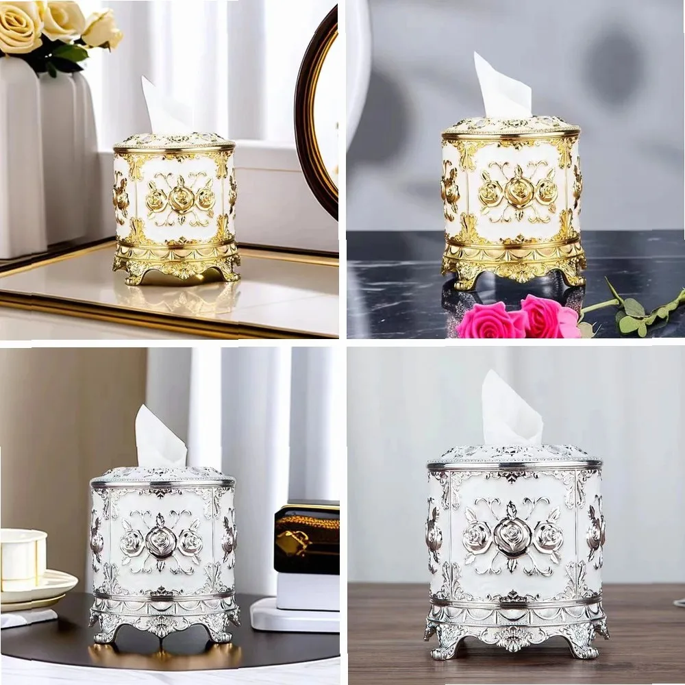 European Style Cylindrical Tissue Box, Household Napkin Holder & Roll Paper Dispenser Set
European Style Cylindrical Tissue Box, Household Napkin Holder & Roll Paper Dispenser Set